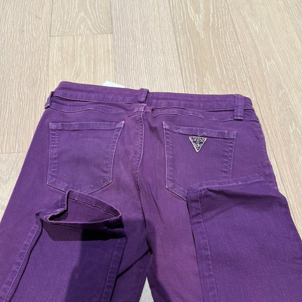Purple Guess Jeans. Sz 27